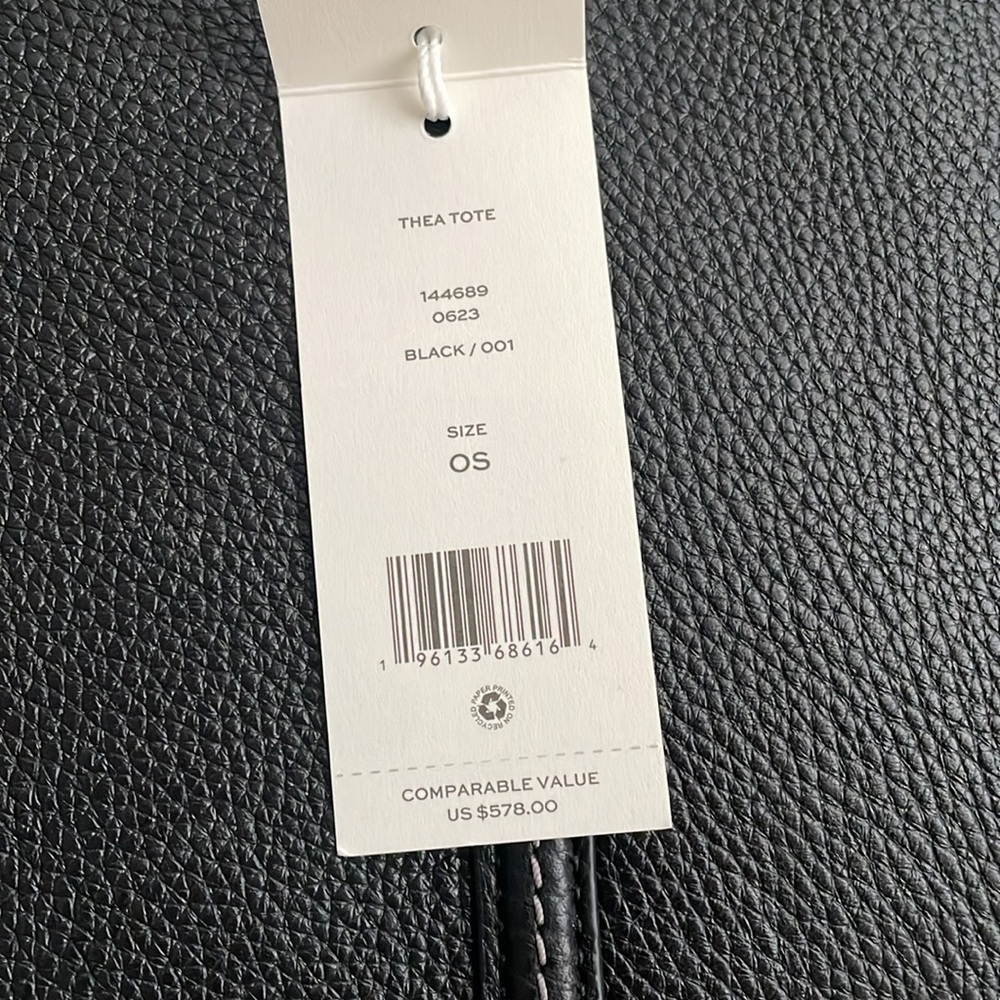New✨ authentic tory burch thea large tote bag in black - Picture 16 of 16